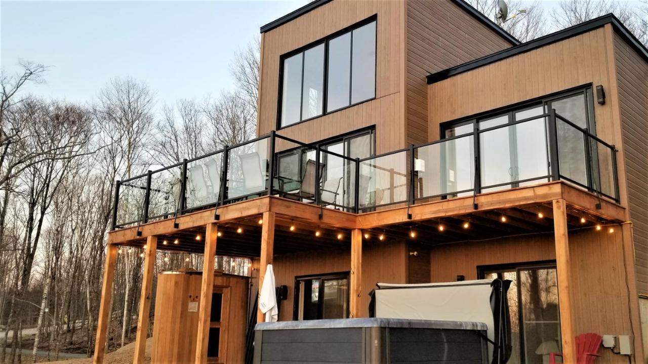 Villa Chalet Serenity - Mont Tremblant Ski - Spa Sauna Wifi Tv Privet Chic Modern House La Conception Exterior foto