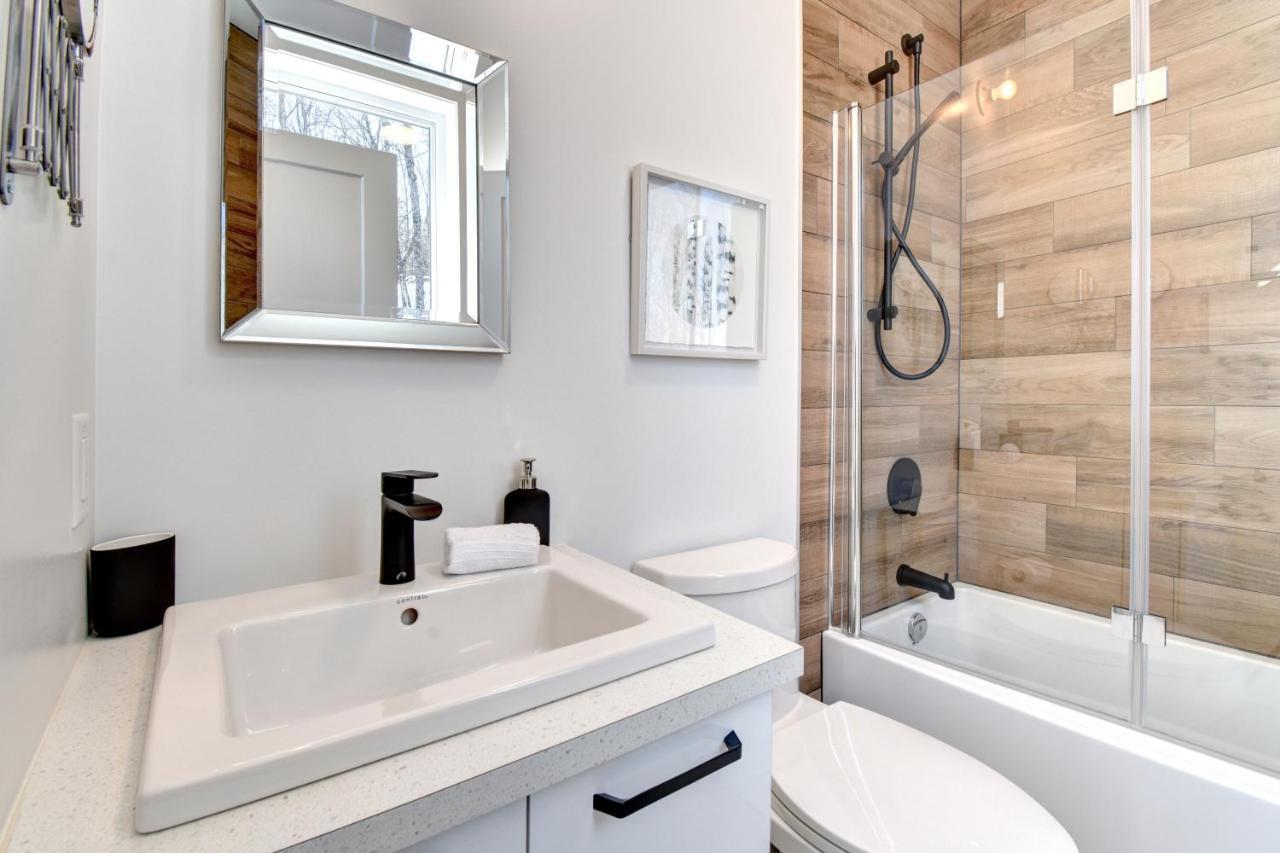 Villa Chalet Serenity - Mont Tremblant Ski - Spa Sauna Wifi Tv Privet Chic Modern House La Conception Exterior foto